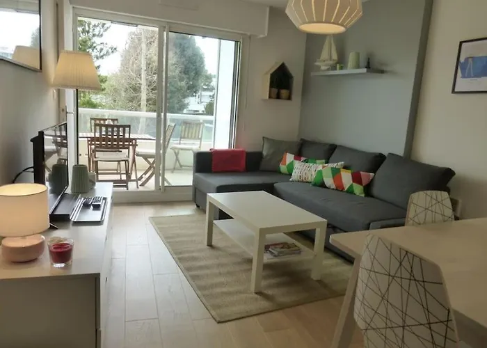 Apartament Cosy, Vue Sur Parc, 3 Mins Benoit La Baule-Escoublac
